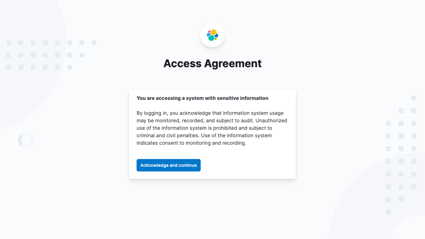 Access Agreement UI Access Agreement UI