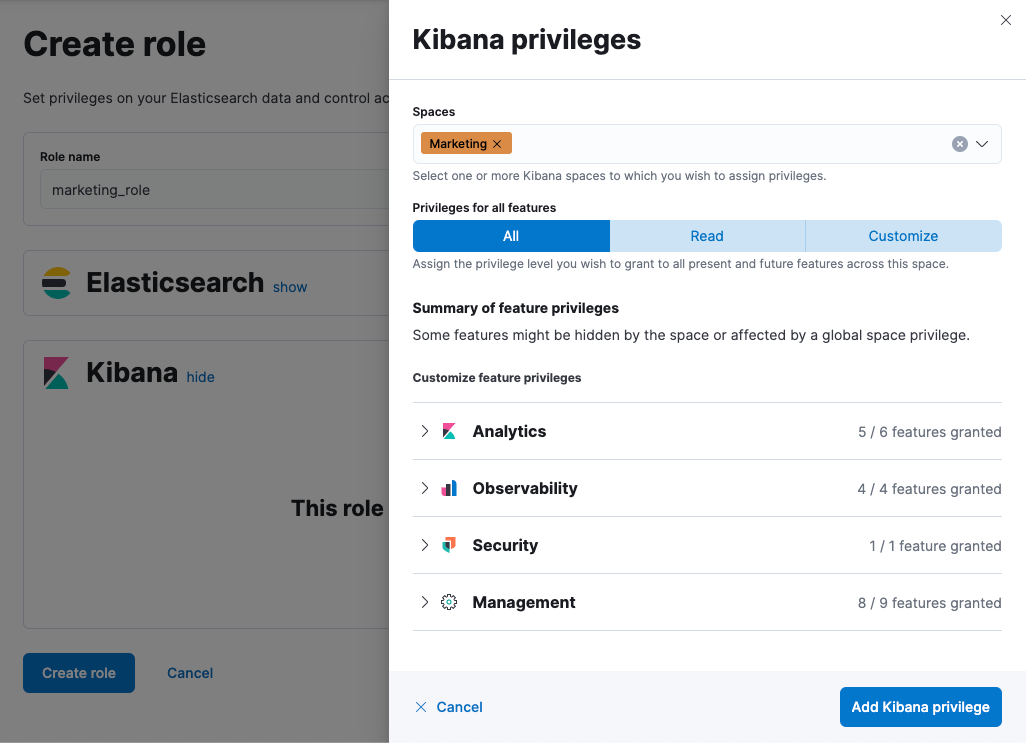 Assign base privilege Assign base privilege