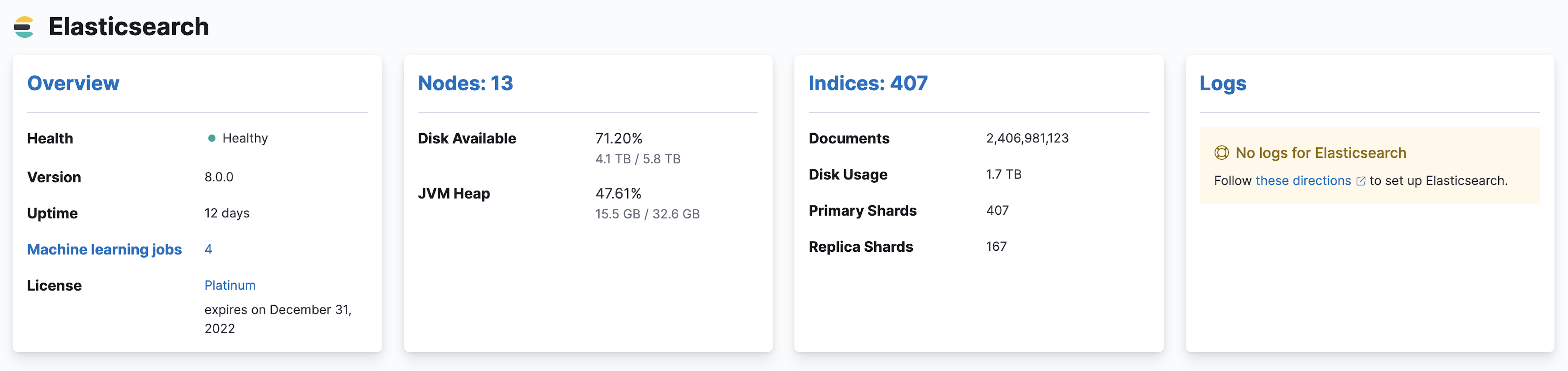 Monitoring clusters Monitoring clusters
