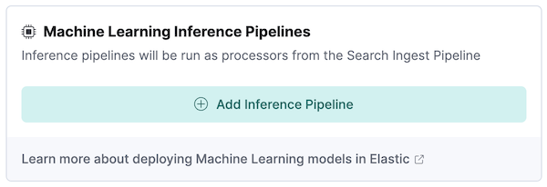 Add Inference Pipeline Add Inference Pipeline