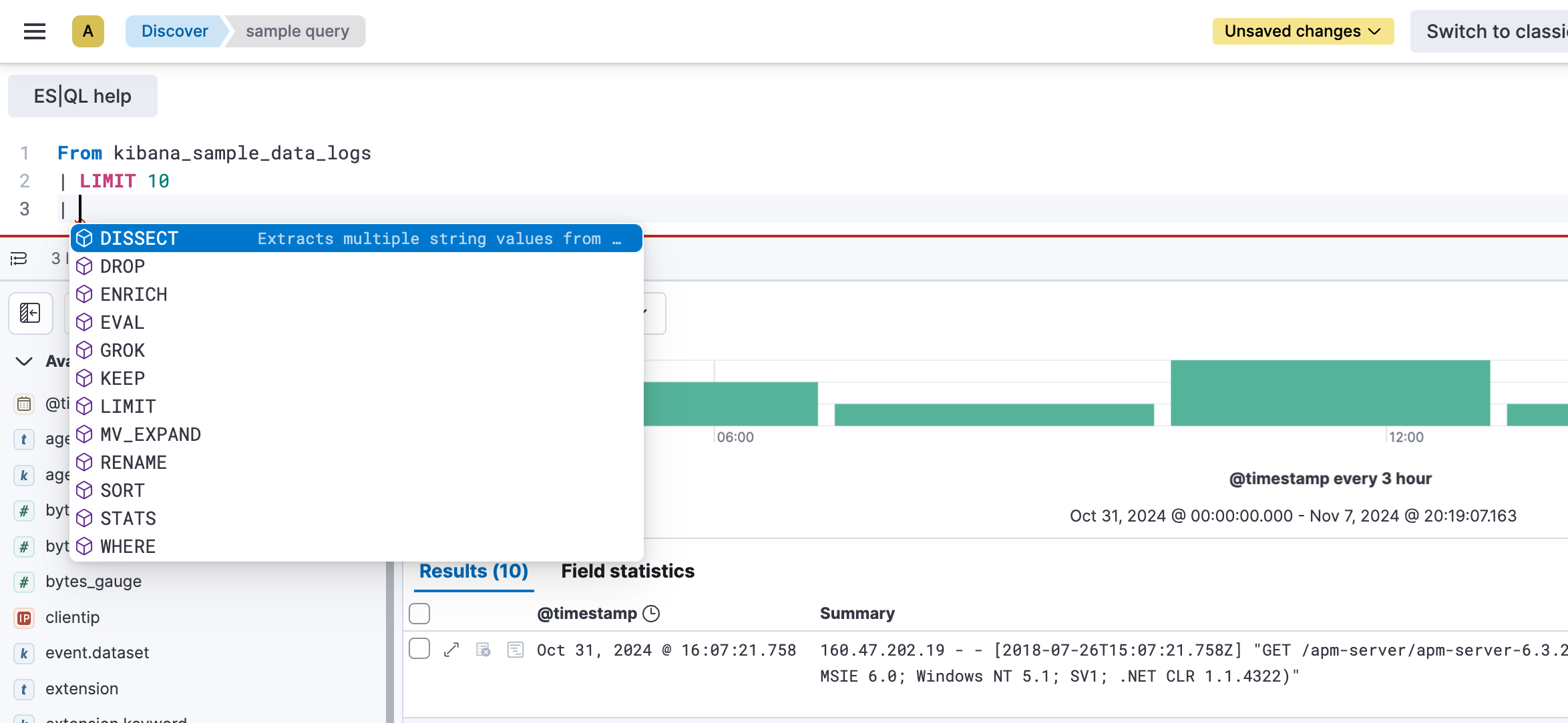 esql kibana auto complete esql kibana auto complete