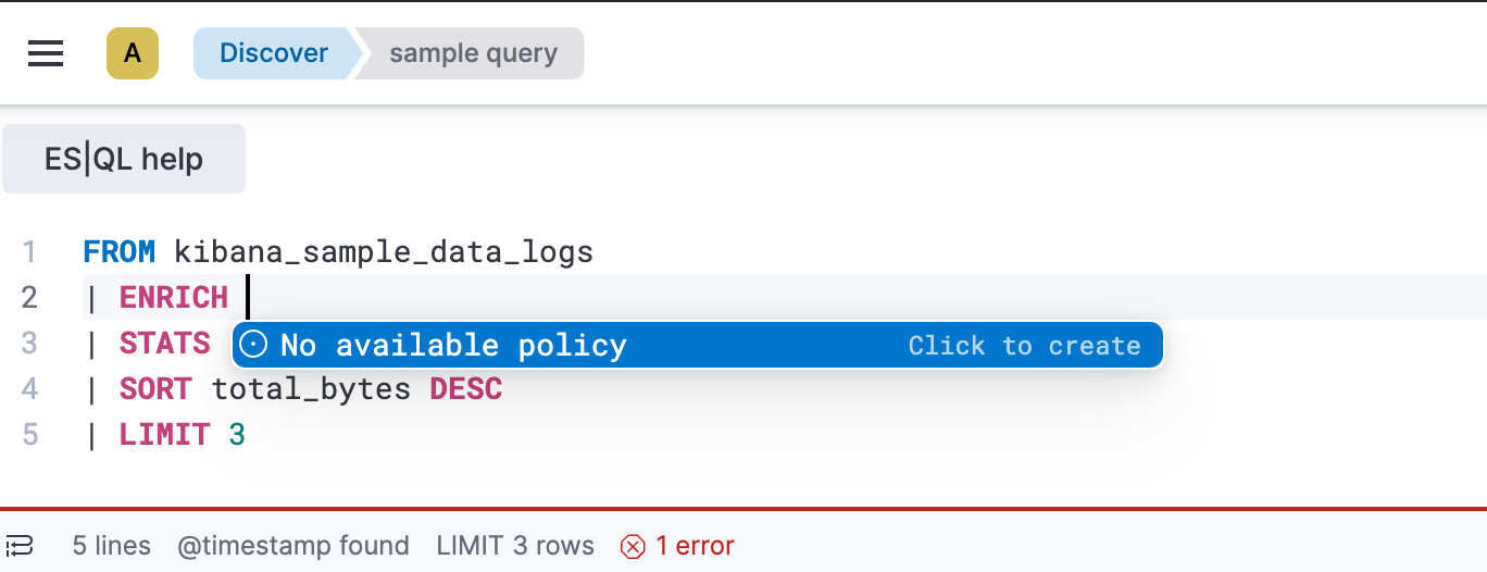 esql kibana enrich autocomplete esql kibana enrich autocomplete