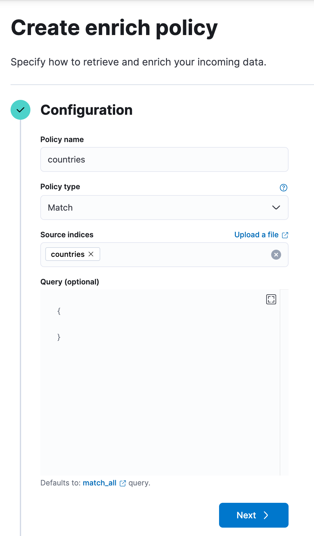 esql kibana enrich step 1 esql kibana enrich step 1