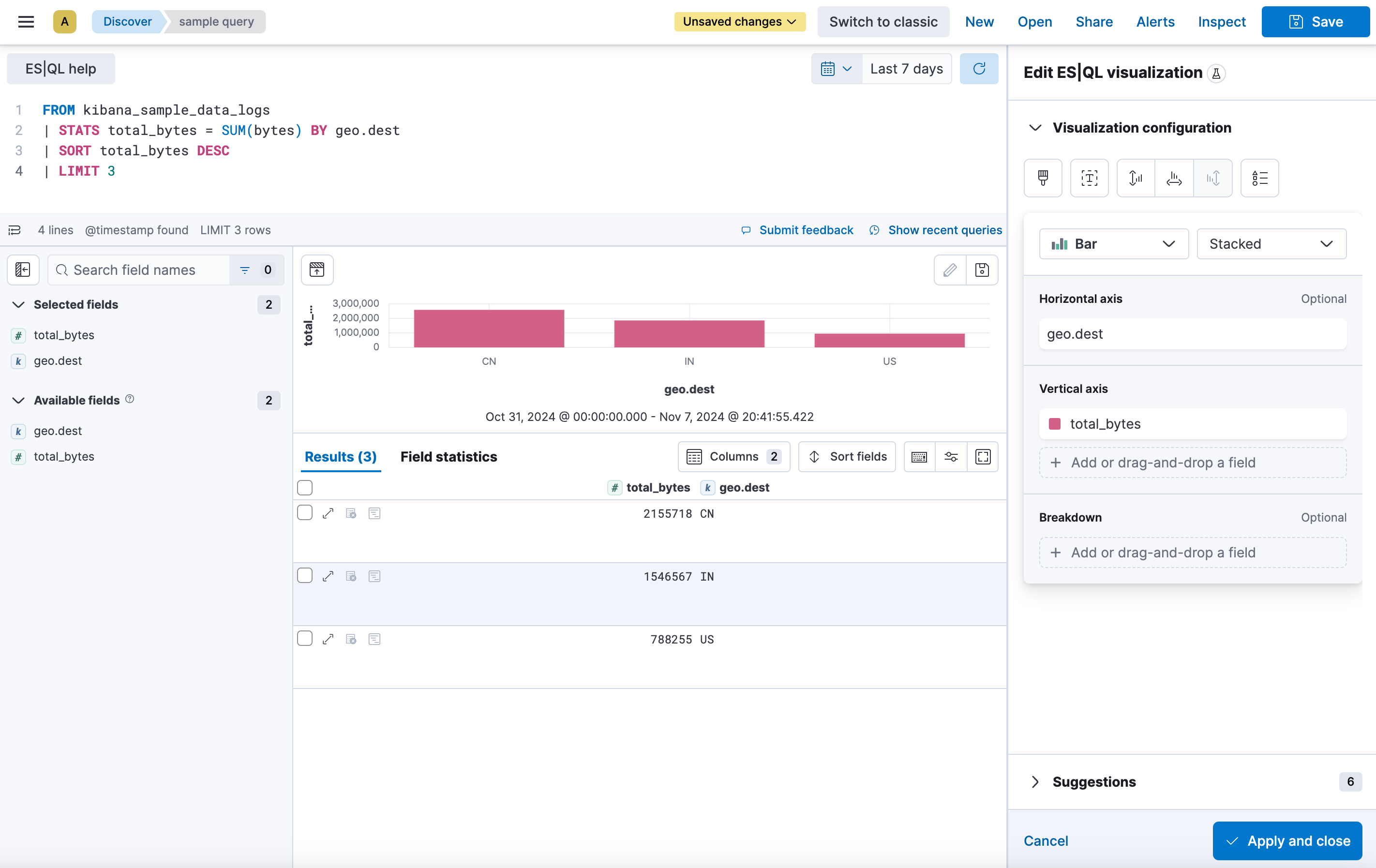 esql kibana in line editor esql kibana in line editor