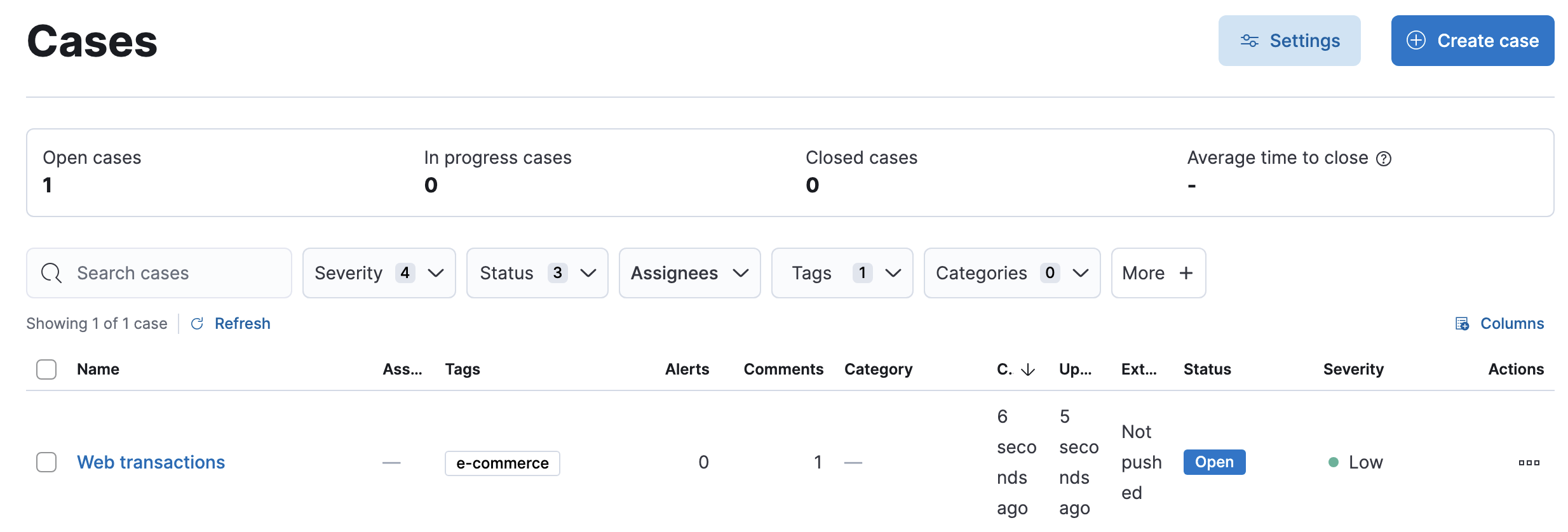 Cases page Cases page