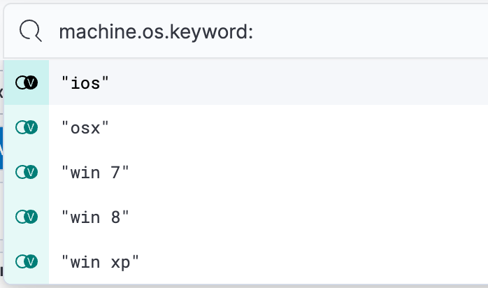 KQL filter dynamically suggesting values KQL filter dynamically suggesting values