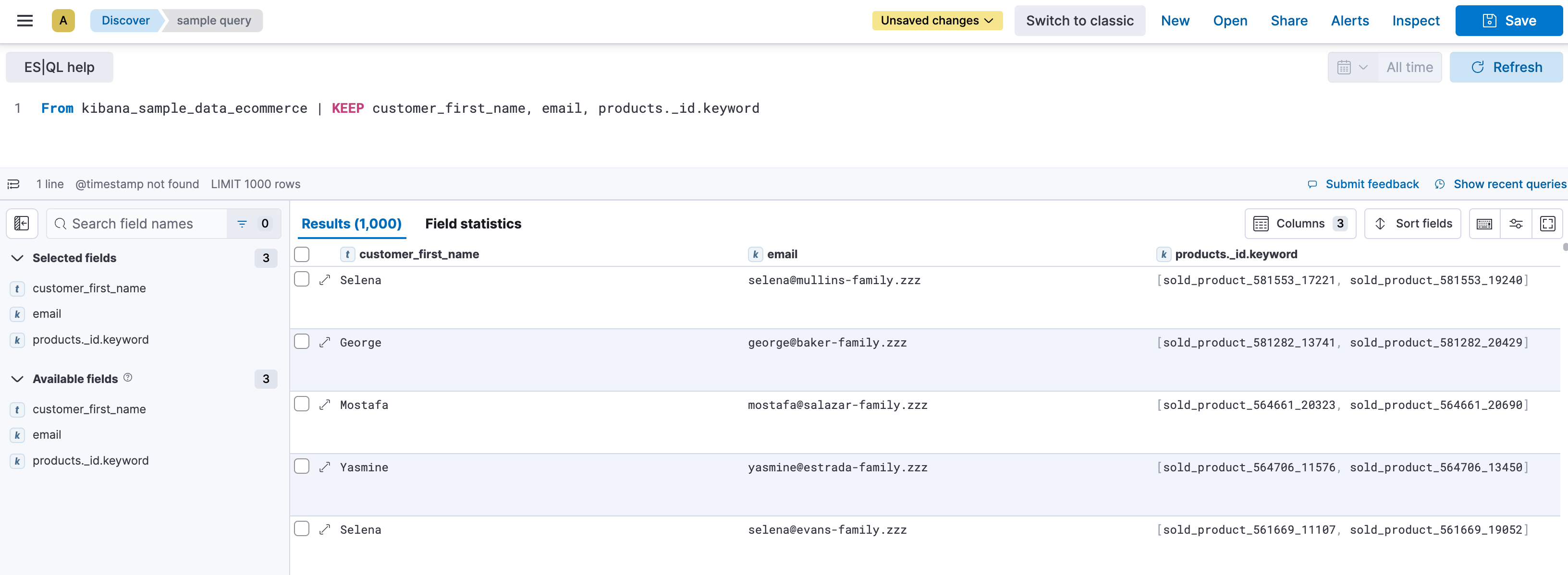ESQL query without time series capabilities enabled ESQL query without time series capabilities enabled