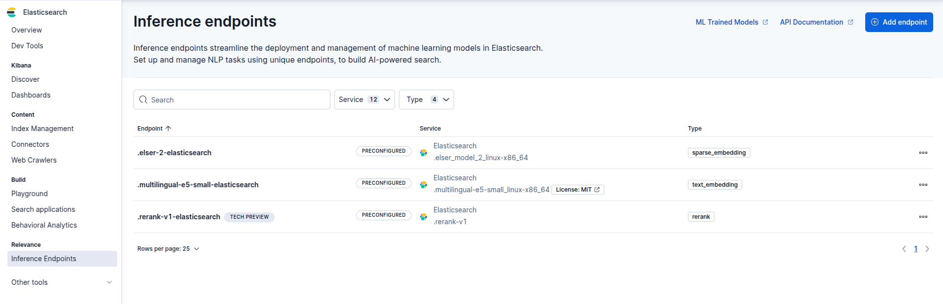 Inference endpoints UI Inference endpoints UI