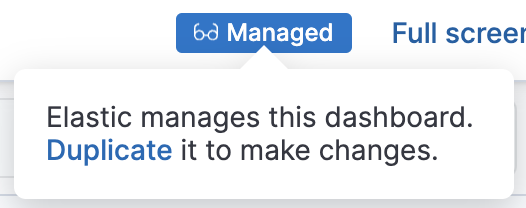 Managed badge dialog with Duplicate button Managed badge dialog with Duplicate button