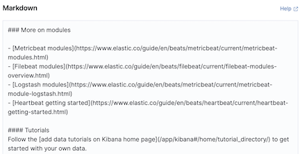 Markdown text with links Markdown text with links