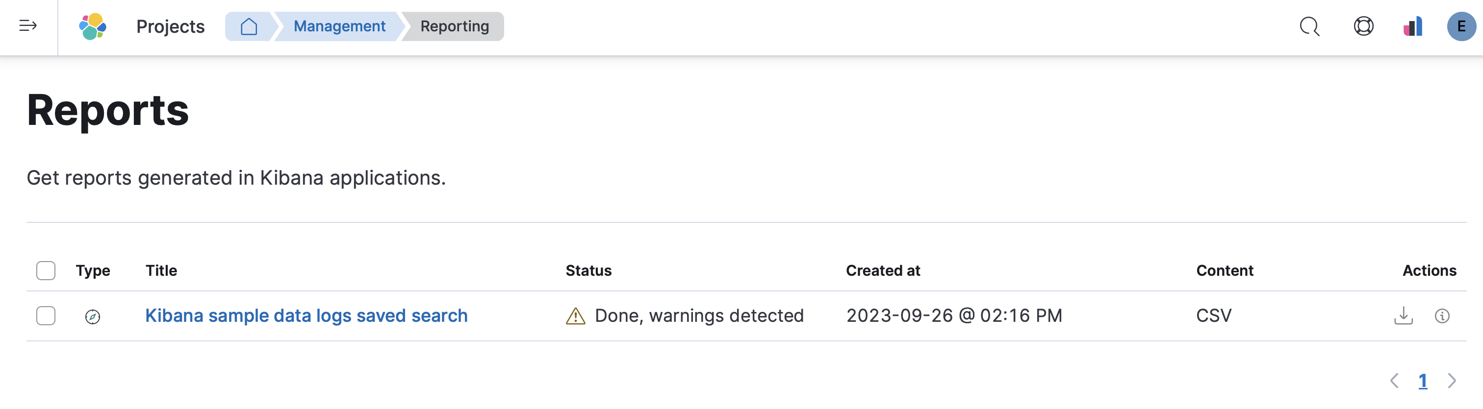 Reports Reports