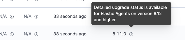 An earlier release agent showing only the updating state without additional details An earlier release agent showing only the updating state without additional details