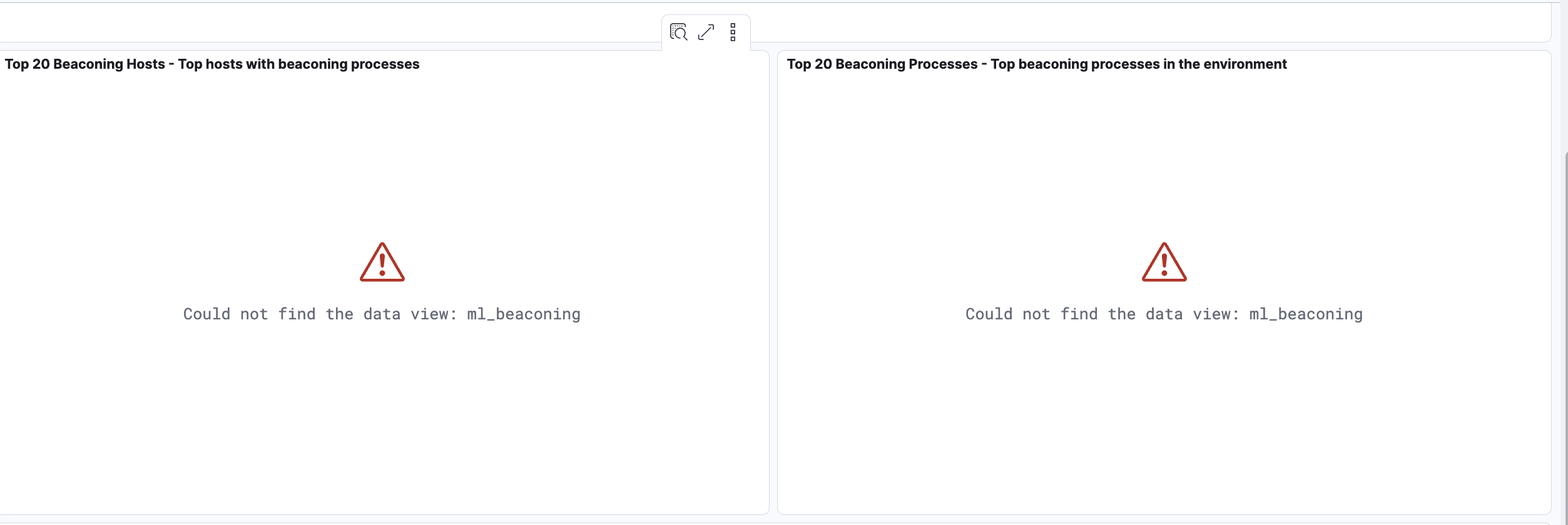 Dashboard Error