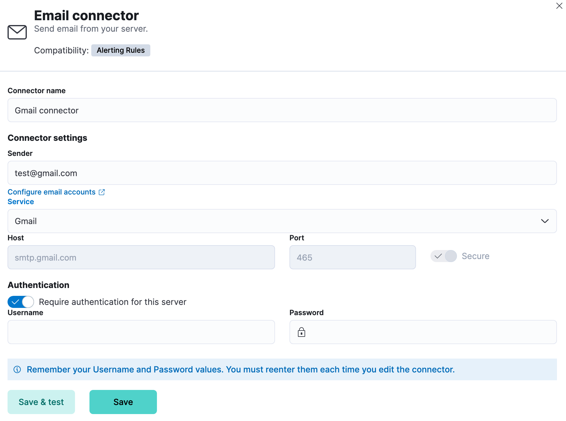 Email connector Email connector