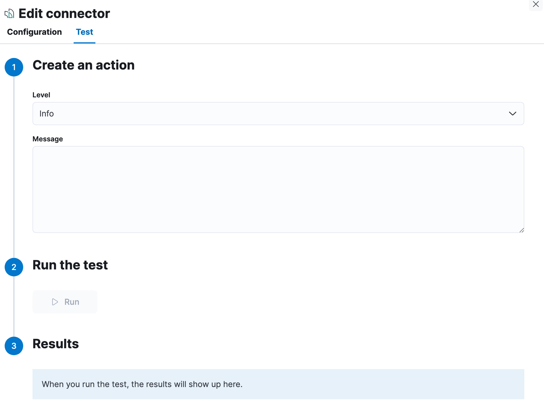 Server log connector test Server log connector test