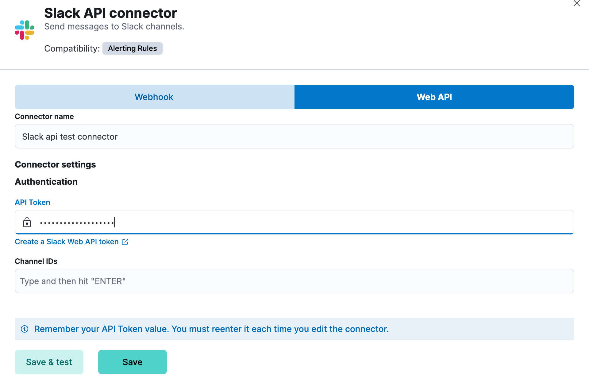 Slack API connector Slack API connector
