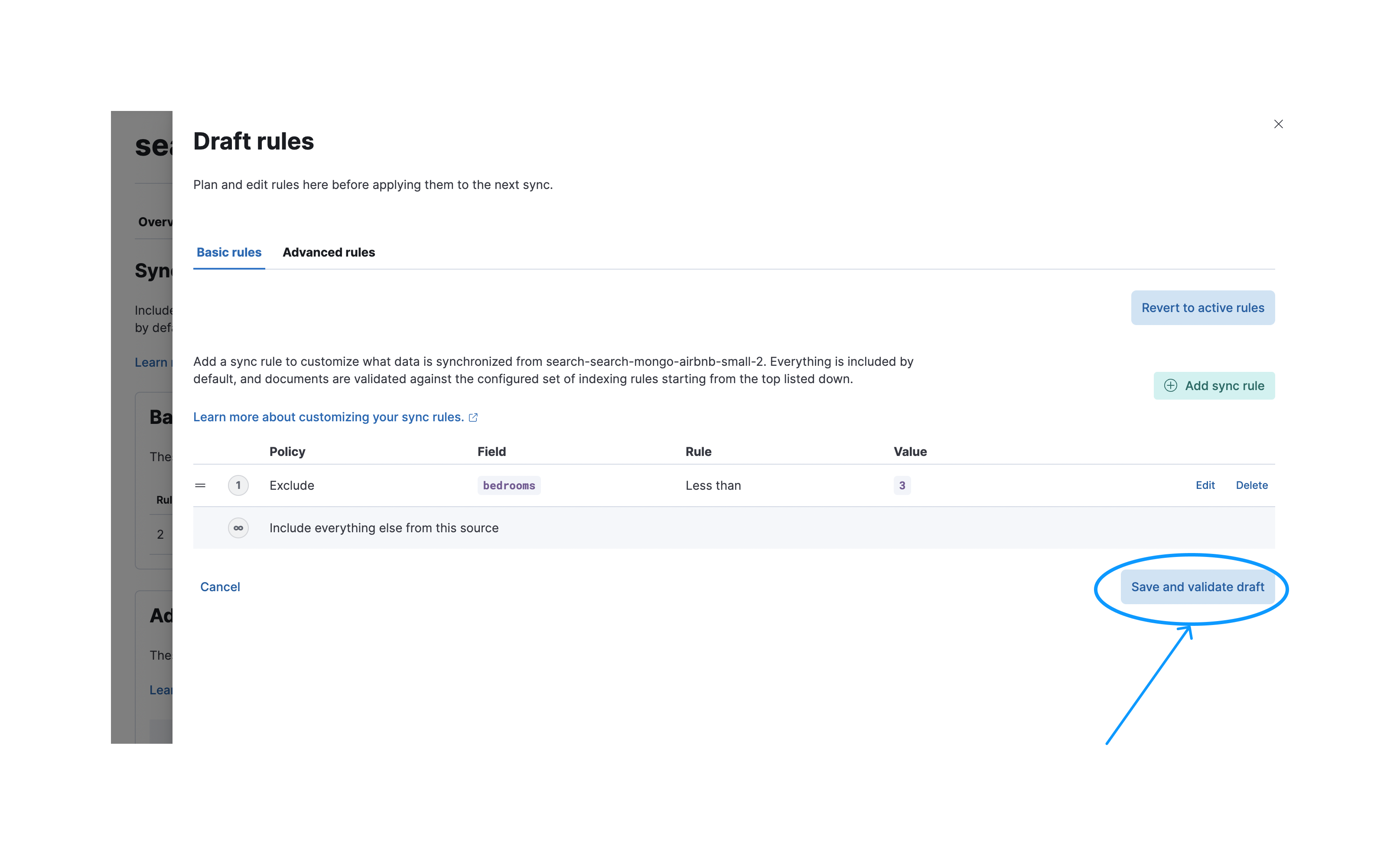 Save and validate draft Save and validate draft