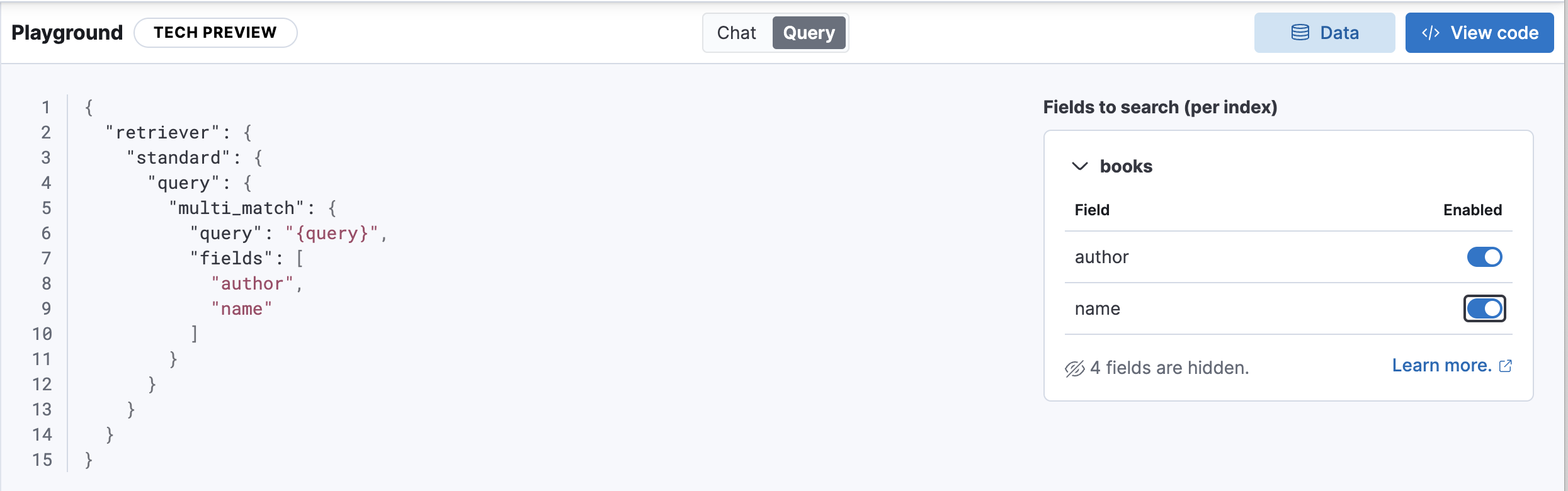 View and modify queries View and modify queries