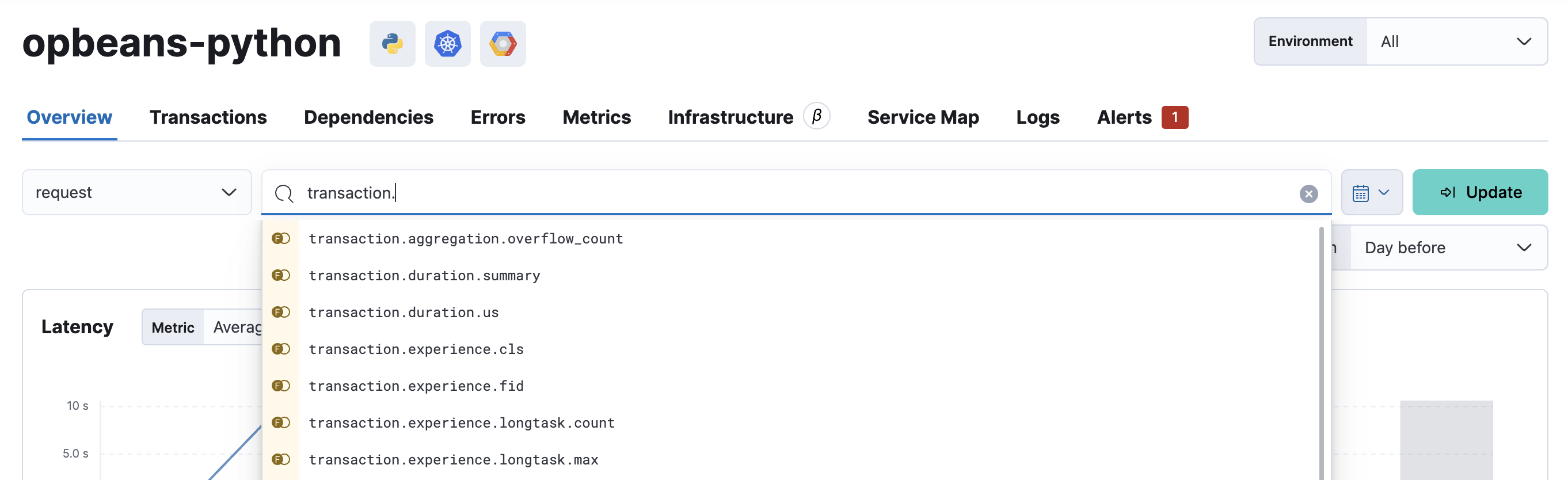 Example of the Kibana Query bar in Applications UI in Kibana Example of the Kibana Query bar in Applications UI in Kibana