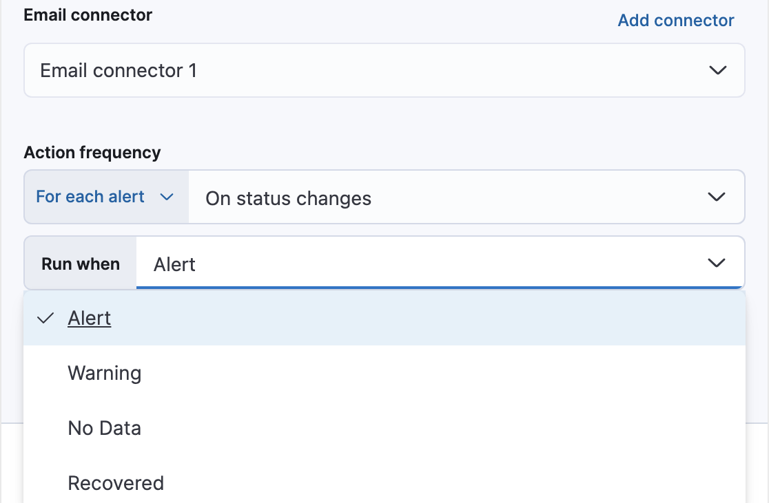 Configure when a rule is triggered Configure when a rule is triggered