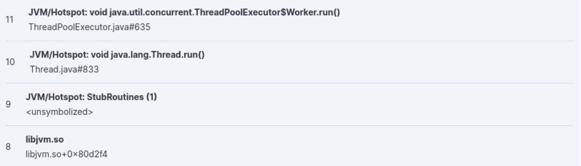 profiling stacktraces unsymbolized profiling stacktraces unsymbolized