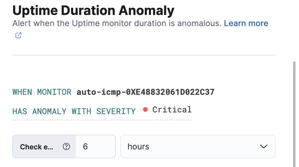 Uptime response duration rule Uptime response duration rule