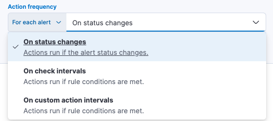 Configure when a rule is triggered Configure when a rule is triggered