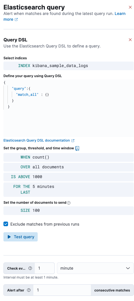 Define the condition to detect Define the condition to detect