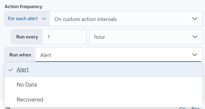Configure when a rule is triggered Configure when a rule is triggered