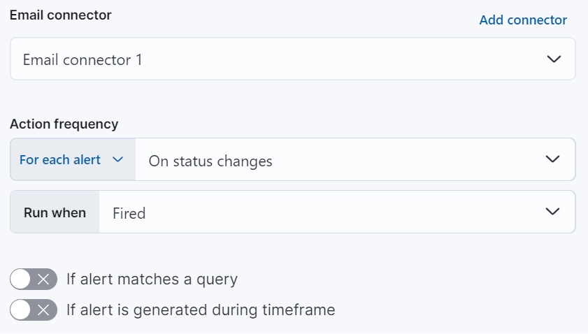 Configure a conditional alert Configure a conditional alert
